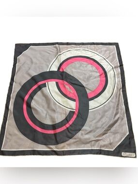 Vintage 1960’s Art Deco Style Paoli Brand Large Scarf